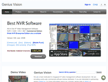 Tablet Screenshot of geniusvision.net